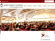 Tablet Screenshot of holyspirit-school.org